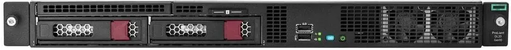 HP ProLiant DL20 Gen10 3 HP ProLiant DL20 de 1.ª generación