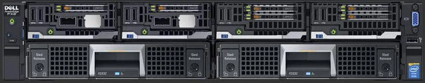 Dell PowerEdge FX2s 3 Chasis de gabinete de CTO Dell PowerEdge FX2s