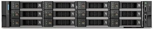 Vista frontal do R740xd 12 x 35 polegadas DC Parts
