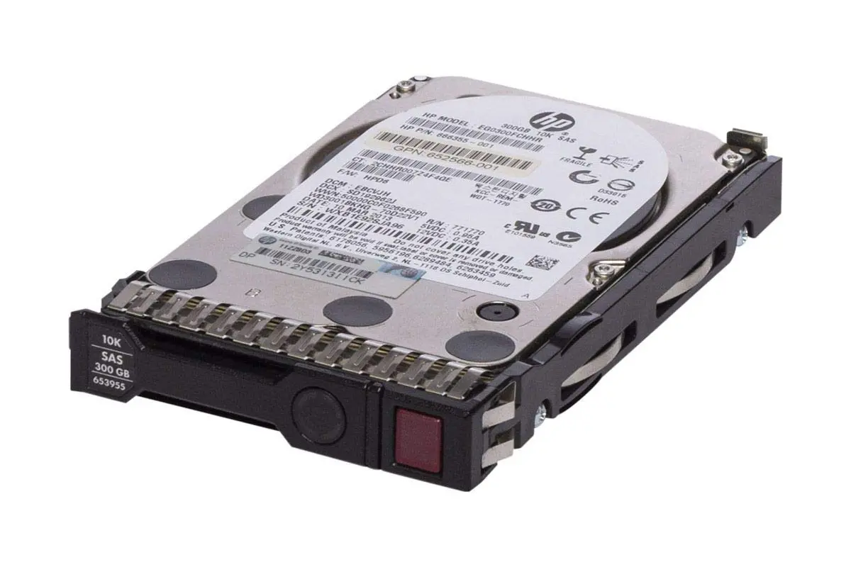Disco HPE 300GB 10k 6GB/s SAS 2.5" - HP 653955-001