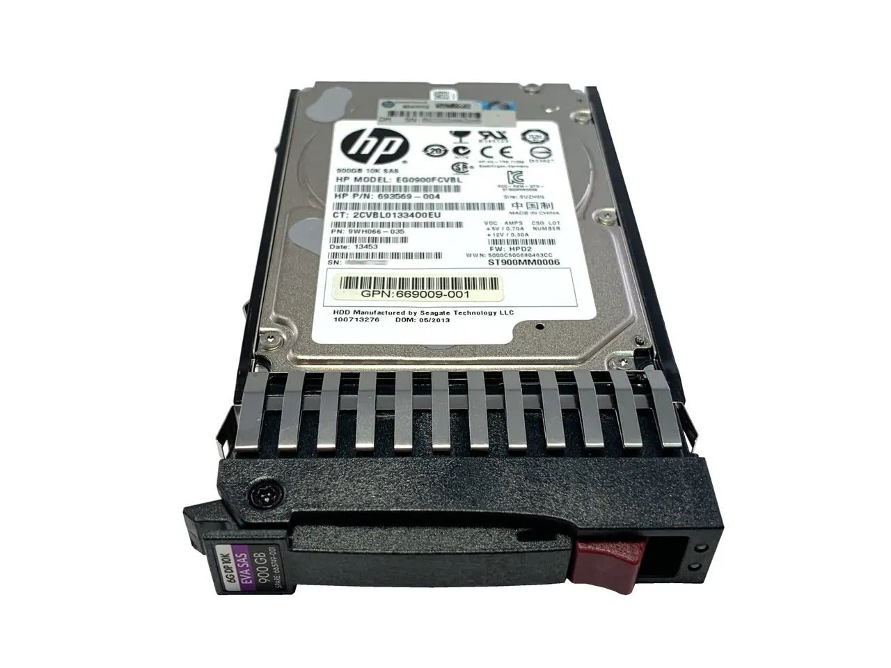 Disco HPE EVA 900GB 10k 6GB/s SAS 2.5" - hp 665749-001