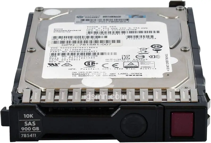 Disco HPE 900GB 10k 12GB/s SAS 2.5" - HP 785411-001