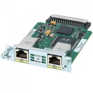 Cisco HWIC-2FE - Tarjeta de interfaz Fast Ethernet de 2 puertos de Cisco