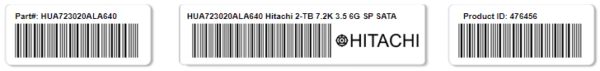 Disco Hitachi HDS HUA723020ALA640 2TB SATA 6.0Gb/s 7200RPM 3.5-inch form factor
